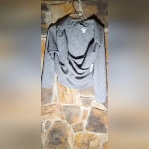 Wild meadow gray cross sweater